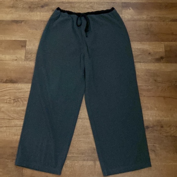 Style & Co grey sweatpants with black velvet trim and drawstring Size 2X - Picture 1 of 8